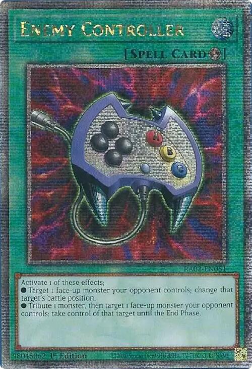 Enemy Controller (Quarter Century Secret Rare) (RA02-EN051) (RA02)