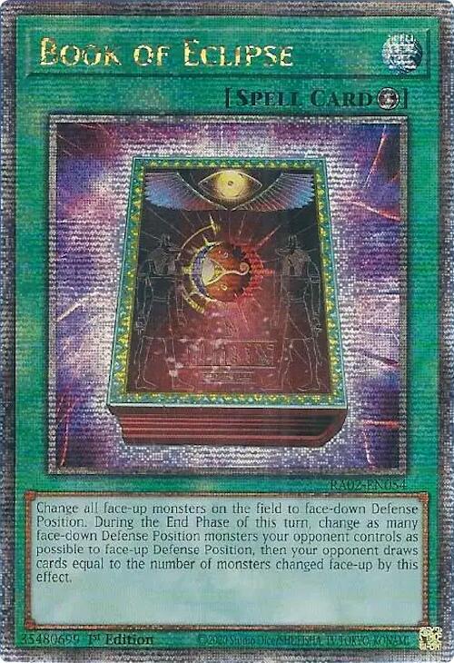 Book of Eclipse (Quarter Century Secret Rare) (RA02-EN054) (RA02)