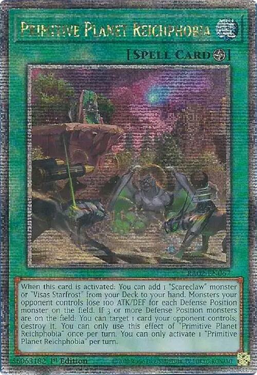 Primitive Planet Reichphobia (Quarter Century Secret Rare) (RA02-EN067) (RA02)