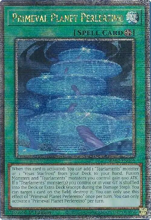 Primeval Planet Perlereino (Quarter Century Secret Rare) (RA02-EN069) (RA02)