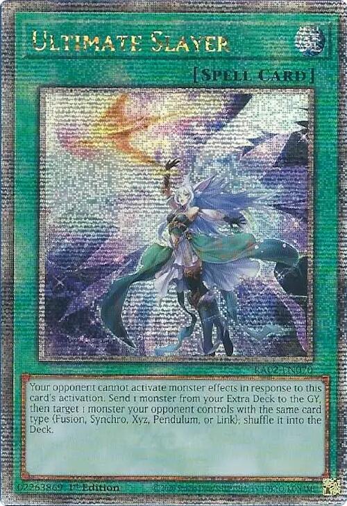 Ultimate Slayer (Quarter Century Secret Rare) (RA02-EN070) (RA02)