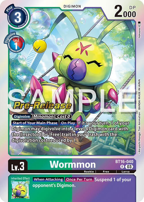 Wormmon (BT16-040 R) (BT-16_PR)