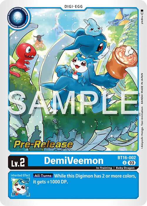 DemiVeemon (BT16-002 U) (BT-16_PR)