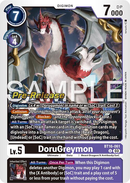 DoruGreymon (BT16-061 U) (BT-16_PR)