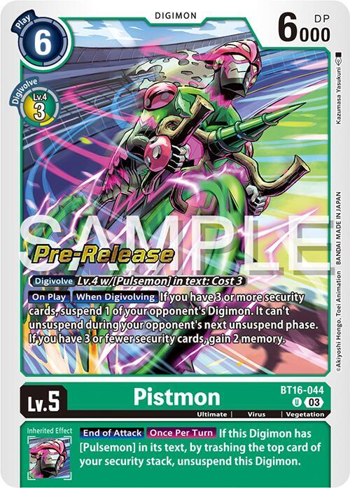 Pistmon (BT16-044 U) (BT-16_PR)
