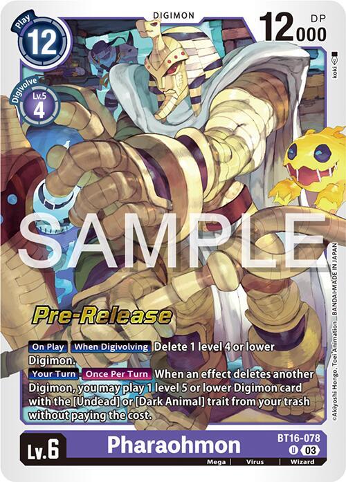 Pharaohmon (BT16-078 U) (BT-16_PR)