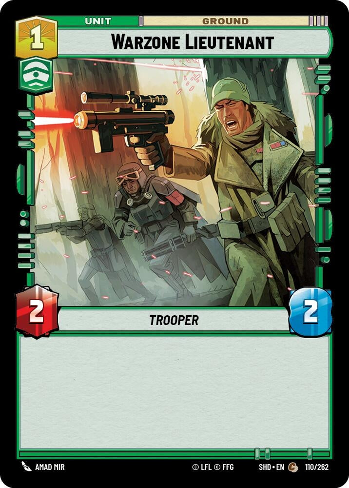 Warzone Lieutenant (110/262) (SHD)