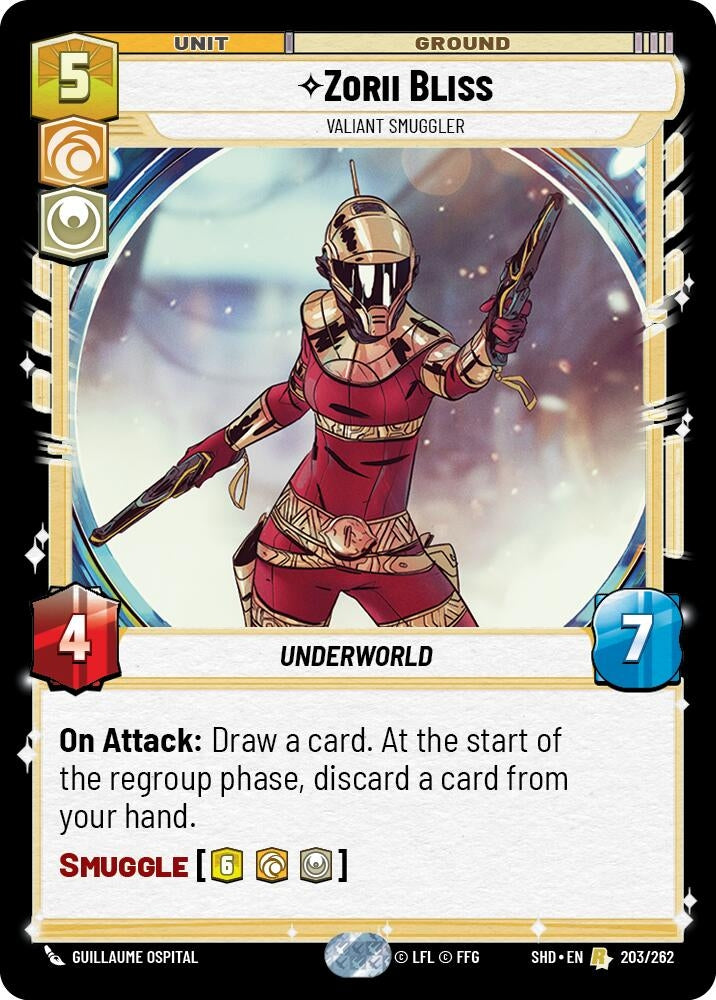 Zorii Bliss - Valiant Smuggler (203/262) (SHD)