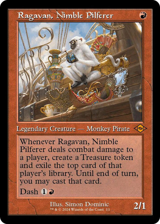 Image for Ragavan, Nimble Pilferer (Retro Frame) (11) (MH2) - Magic: The Gathering