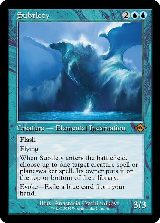 Image for Subtlety (Retro Frame) (6) (MH2) - Magic: The Gathering