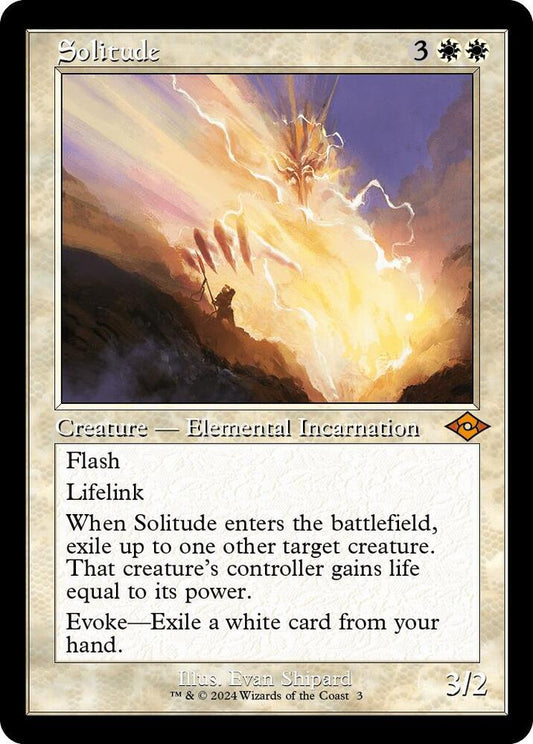 Image for Solitude (Retro Frame) (3) (MH2) - Magic: The Gathering
