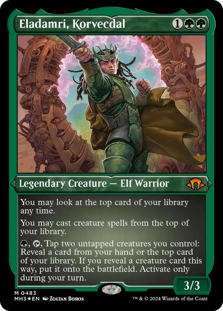 Eladamri, Korvecdal (Foil Etched) (483) (MH3)
