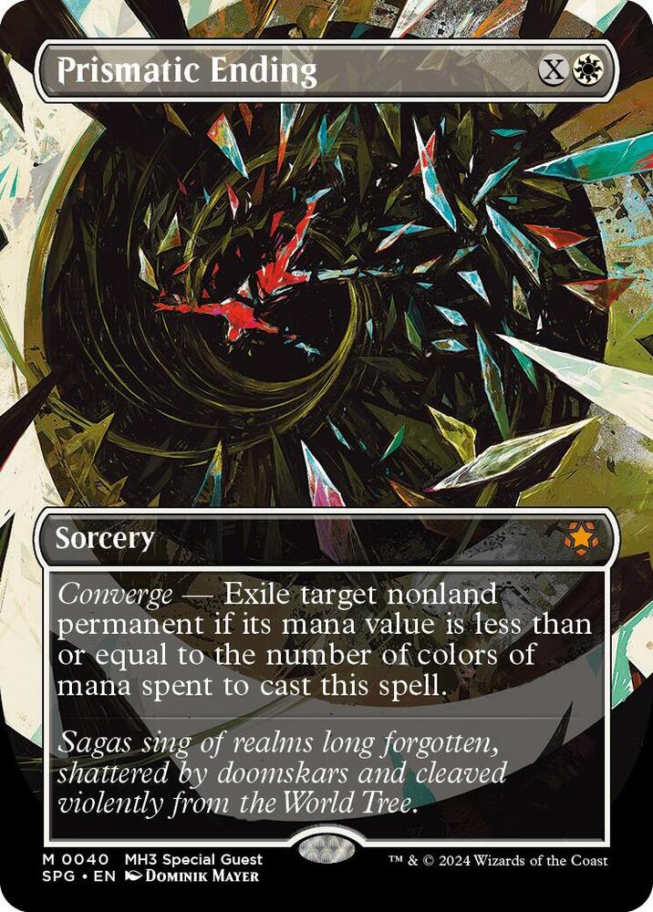 Prismatic Ending (Borderless) (40) (SPG)