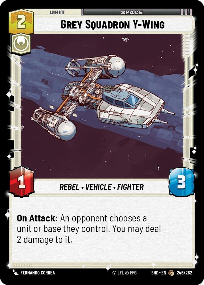 Grey Squadron Y-Wing (246/262) (SHD)