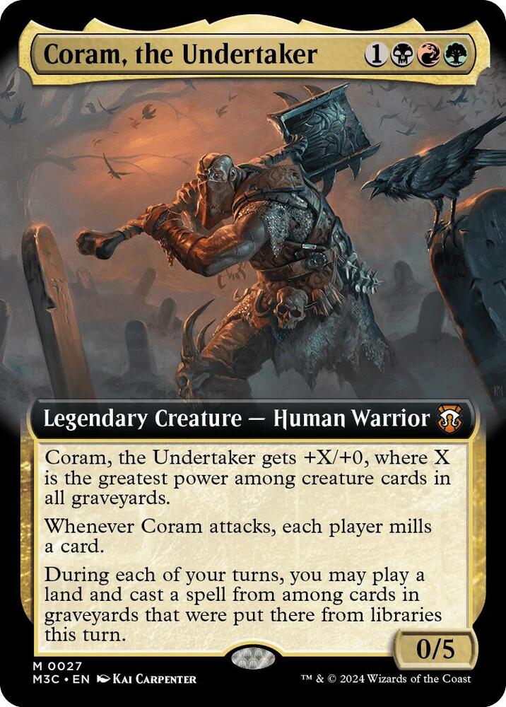 Coram, the Undertaker (Extended Art) (27) (M3C)