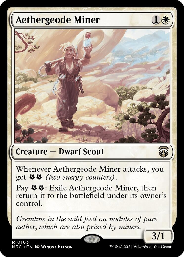 Aethergeode Miner (Ripple Foil) (163) (M3C)