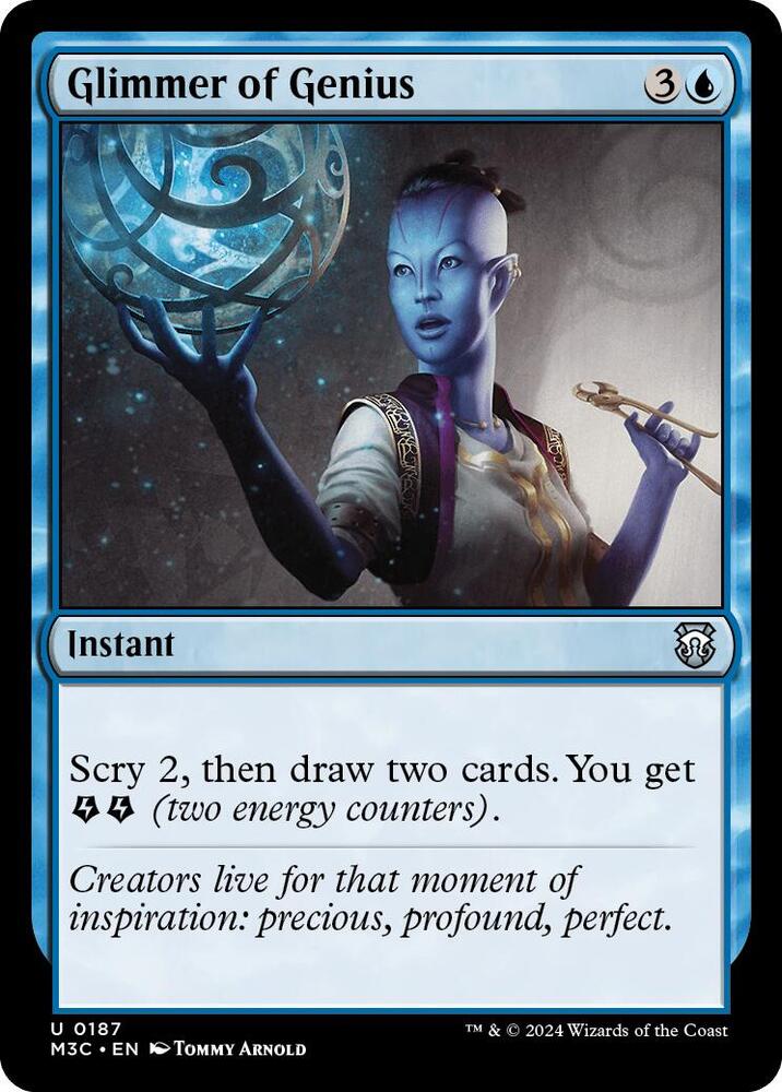 Glimmer of Genius (Ripple Foil) (187) (M3C)