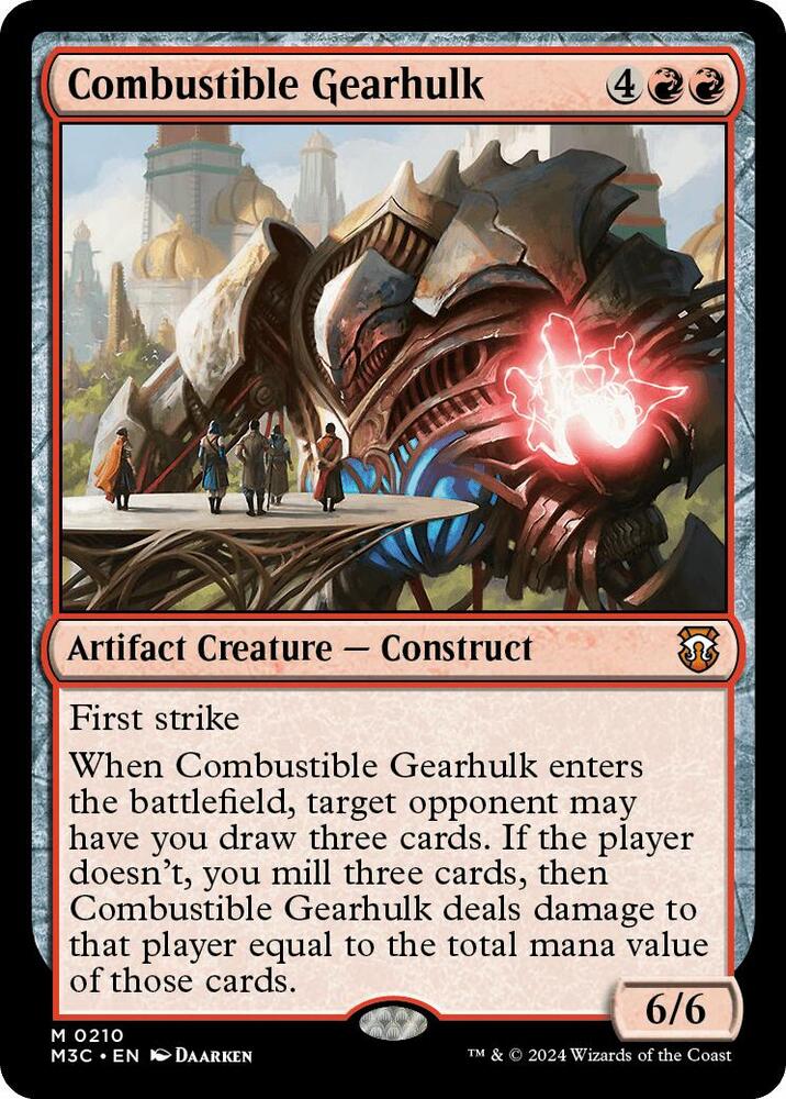 Combustible Gearhulk (Ripple Foil) (210) (M3C)