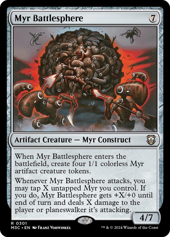 Myr Battlesphere (Ripple Foil) (301) (M3C)