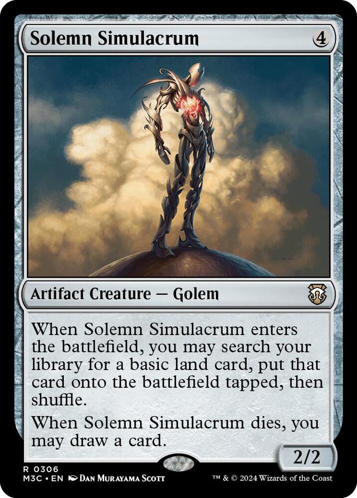 Solemn Simulacrum (Ripple Foil) (306) (M3C)