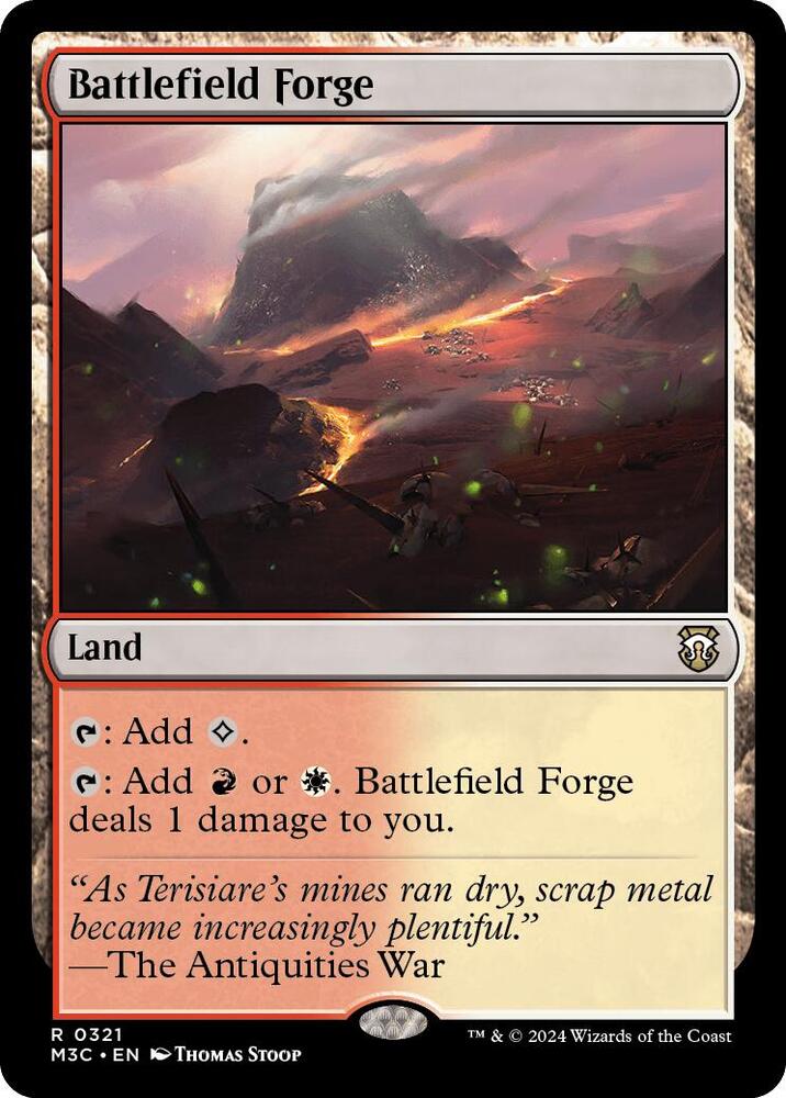 Battlefield Forge (Ripple Foil) (321) (M3C)