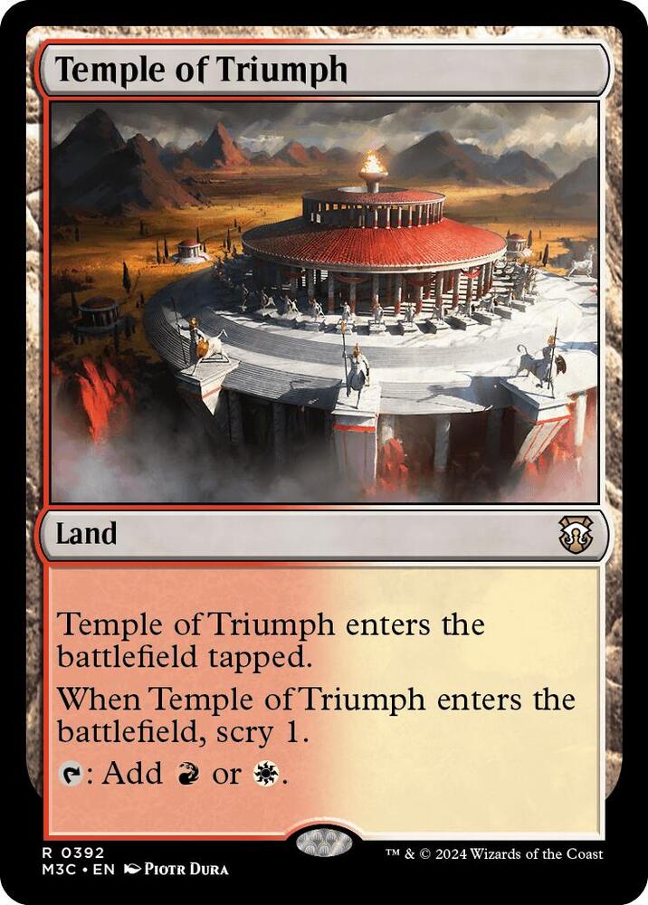 Temple of Triumph (Ripple Foil) (392) (M3C)