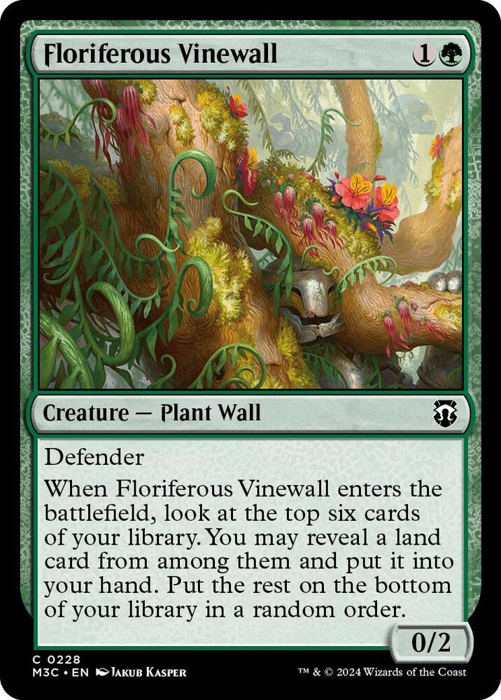 Floriferous Vinewall (228) (M3C)
