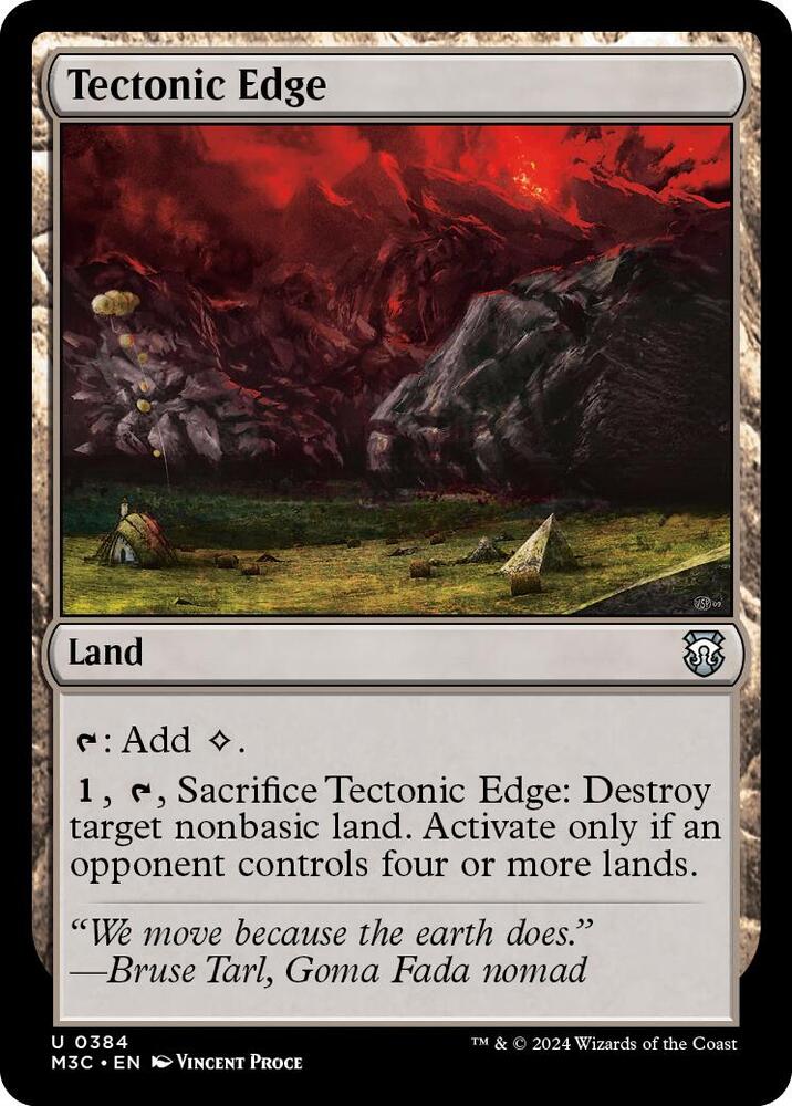 Tectonic Edge (Ripple Foil) (384) (M3C)