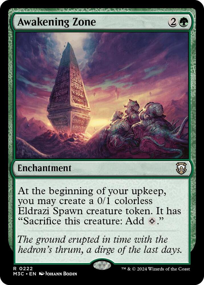 Awakening Zone (Ripple Foil) (222) (M3C)
