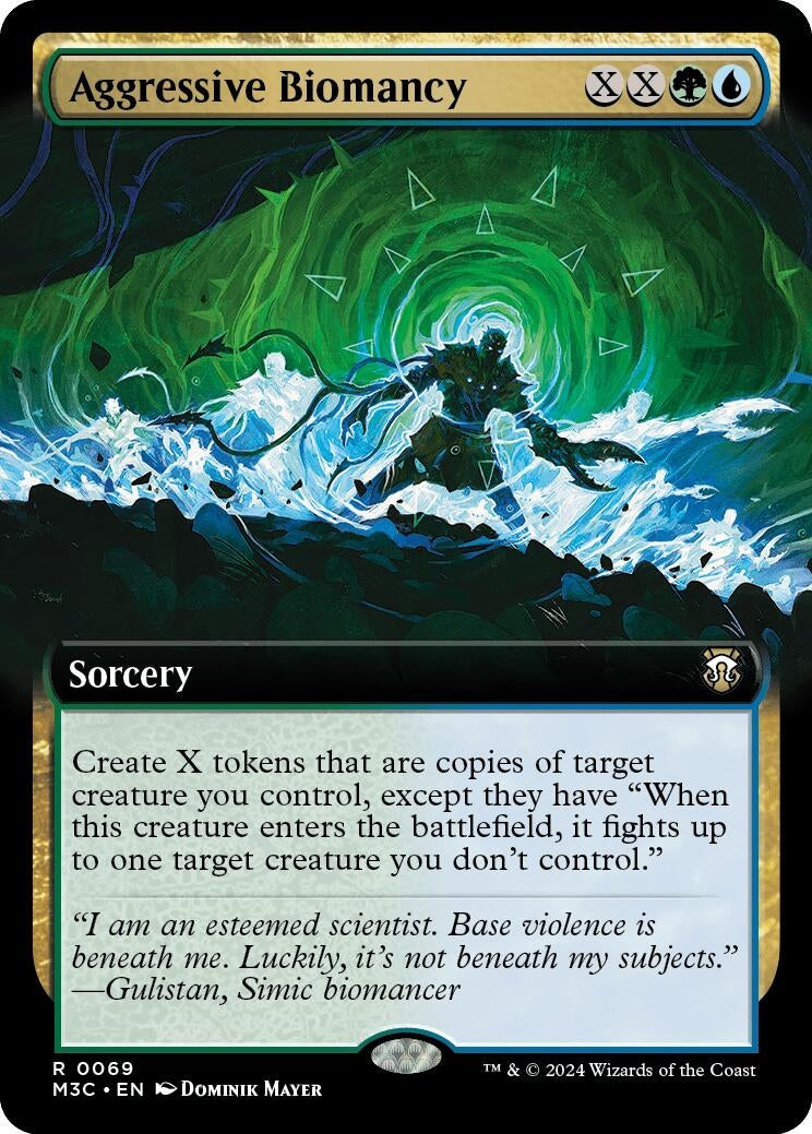 Aggressive Biomancy (Extended Art) (69) (M3C)