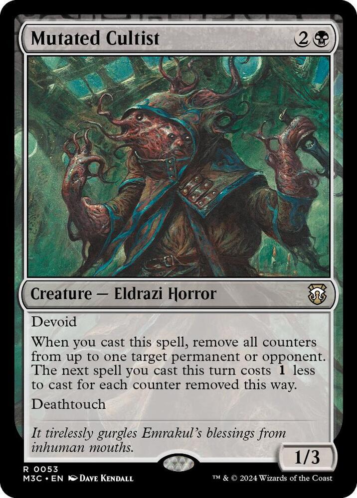 Mutated Cultist (Ripple Foil) (53) (M3C)