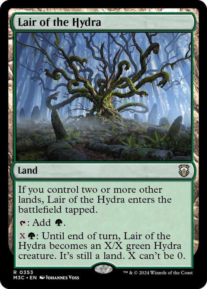 Lair of the Hydra (Ripple Foil) (353) (M3C)