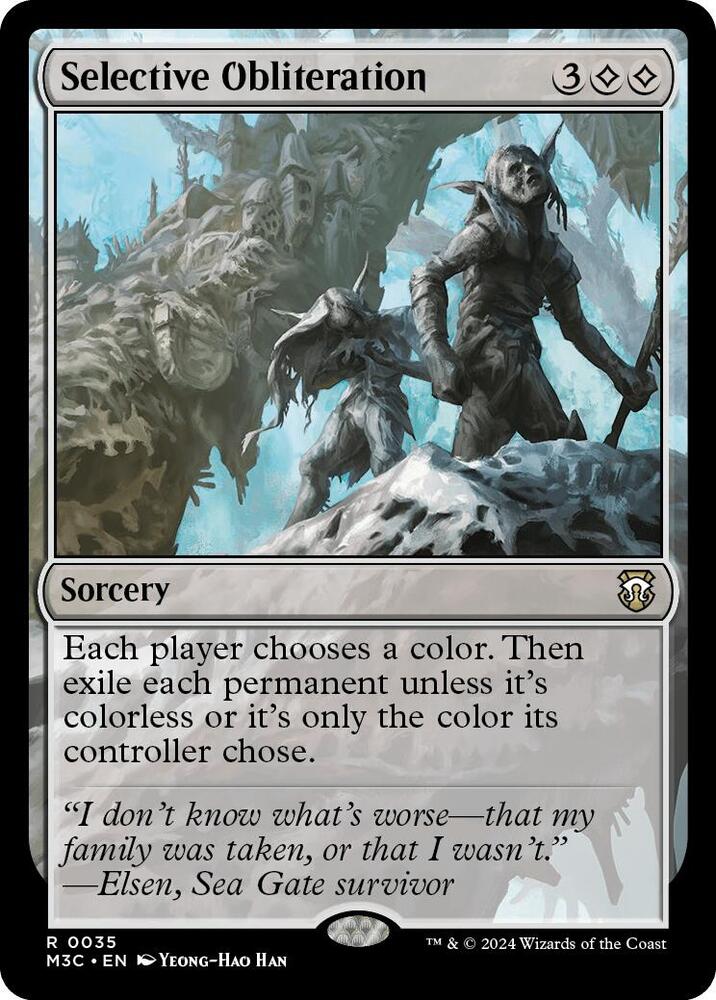 Selective Obliteration (Ripple Foil) (35) (M3C)