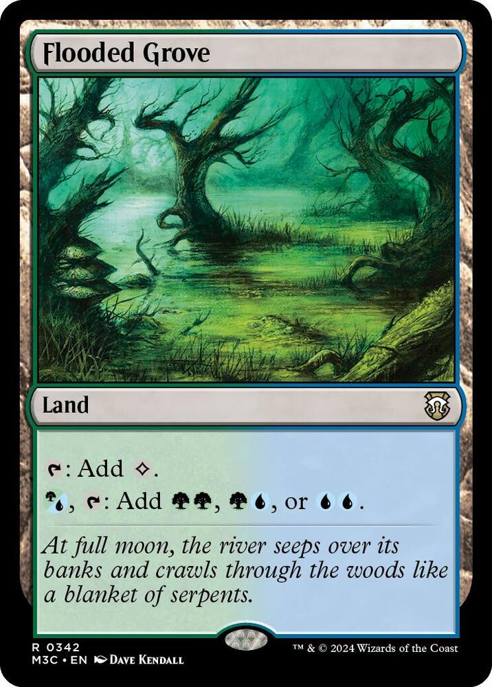 Flooded Grove (Ripple Foil) (342) (M3C)