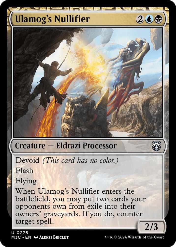 Ulamog's Nullifier (Ripple Foil) (275) (M3C)