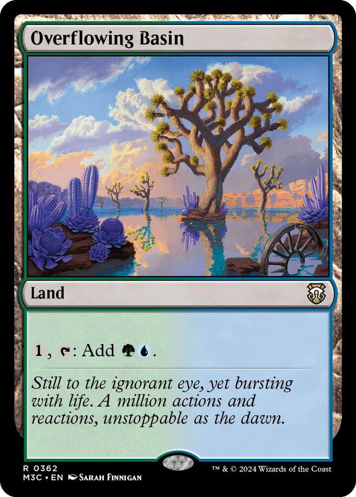 Overflowing Basin (Ripple Foil) (362) (M3C)