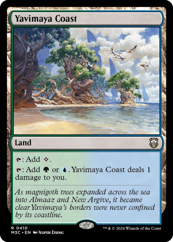 Yavimaya Coast (Ripple Foil) (410) (M3C)