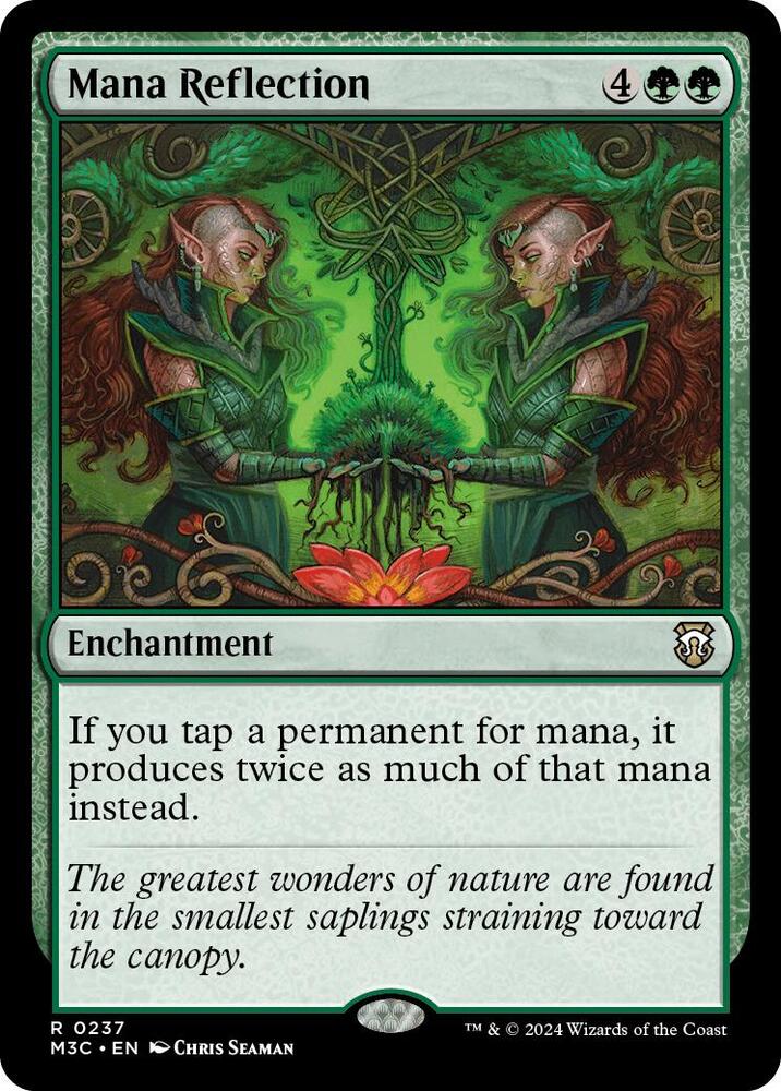 Mana Reflection (Ripple Foil) (237) (M3C)