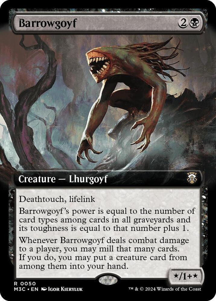 Barrowgoyf (Extended Art) (Ripple Foil) (50) (M3C)