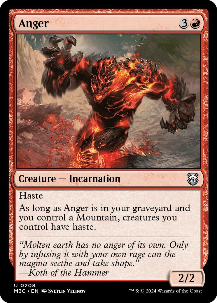 Anger (Ripple Foil) (208) (M3C)
