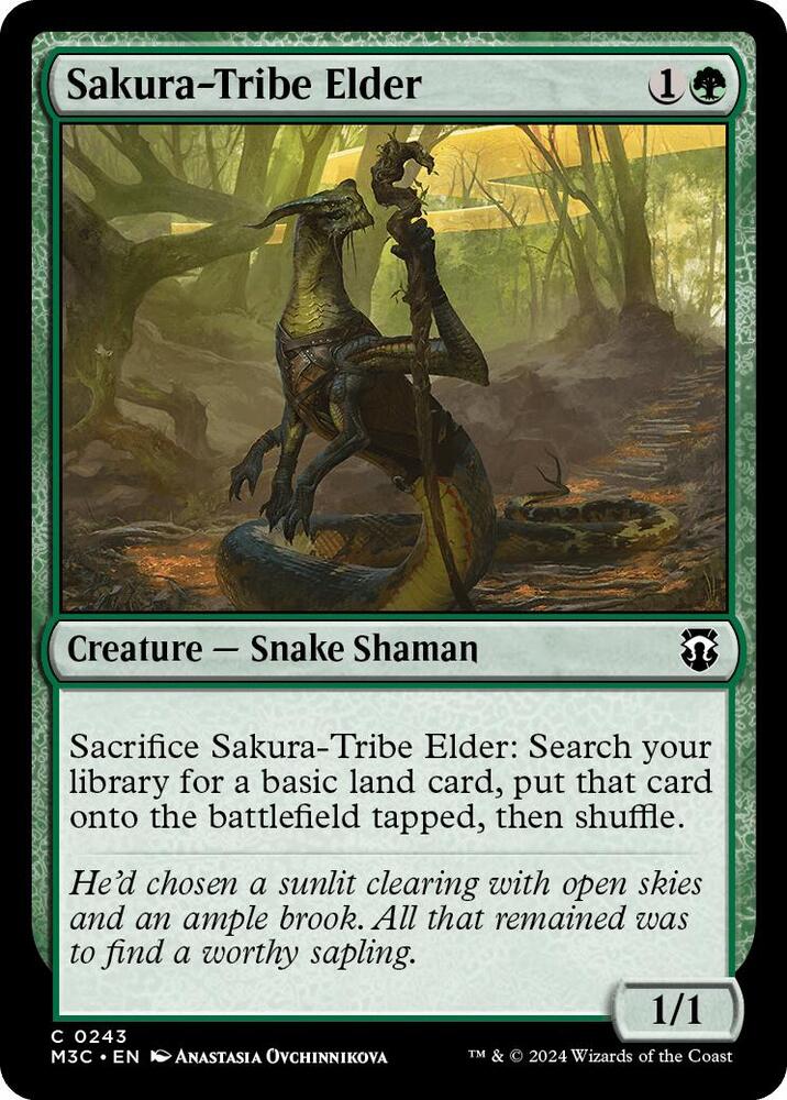 Sakura-Tribe Elder (Ripple Foil) (243) (M3C)