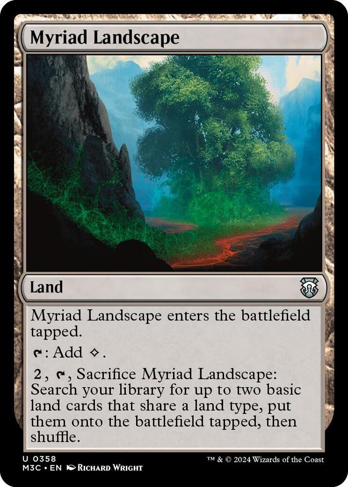 Myriad Landscape (Ripple Foil) (358) (M3C)