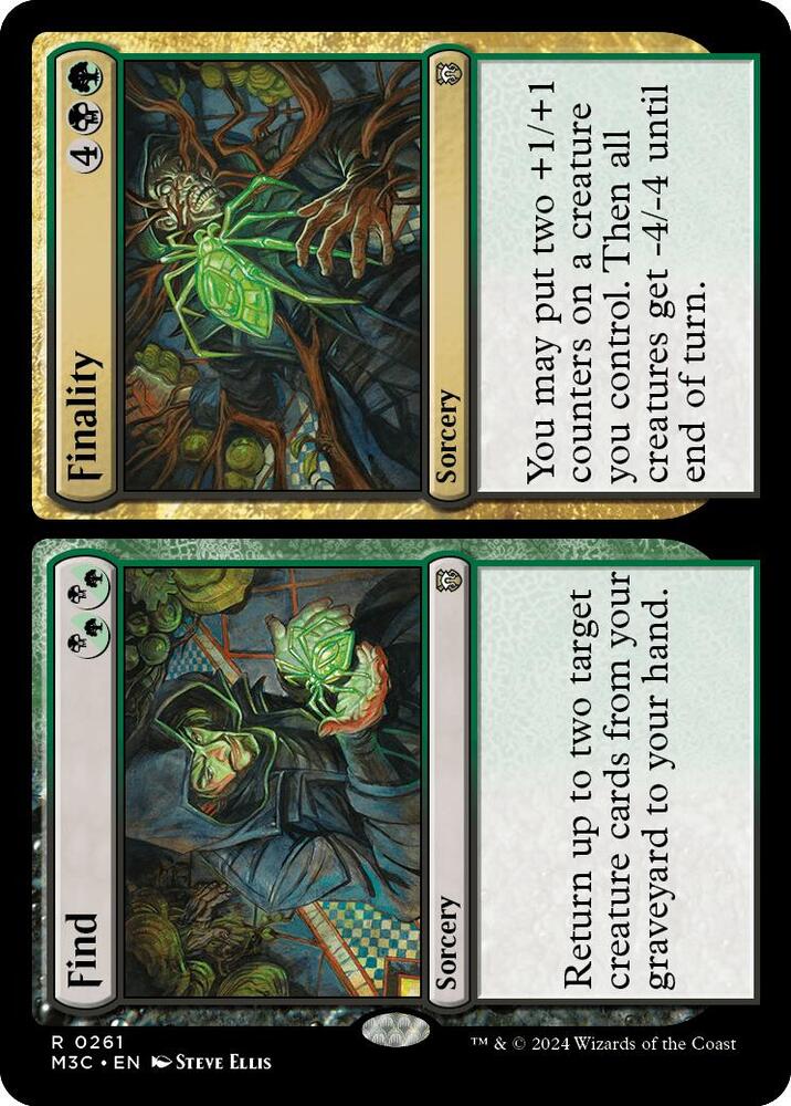 Find // Finality (261) (M3C)