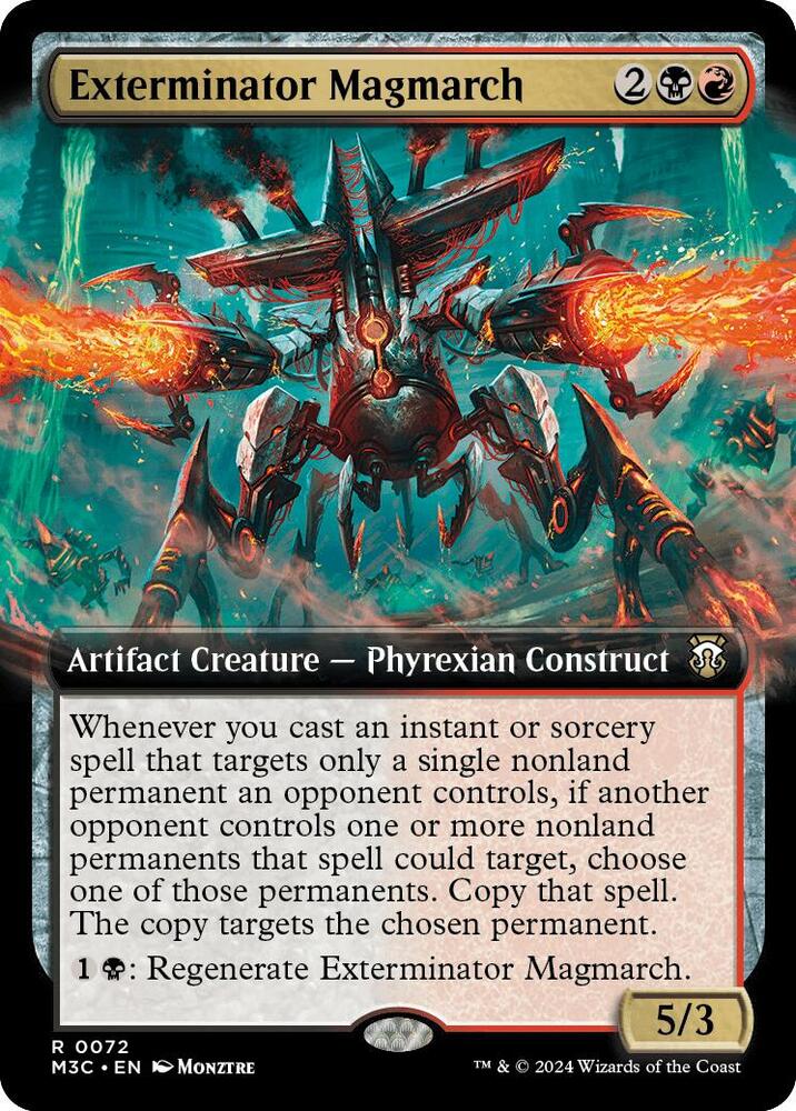 Exterminator Magmarch (Extended Art) (Ripple Foil) (72) (M3C)