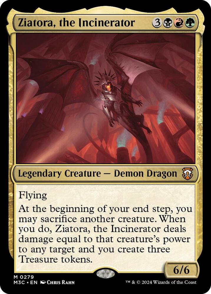 Ziatora, the Incinerator (Ripple Foil) (279) (M3C)