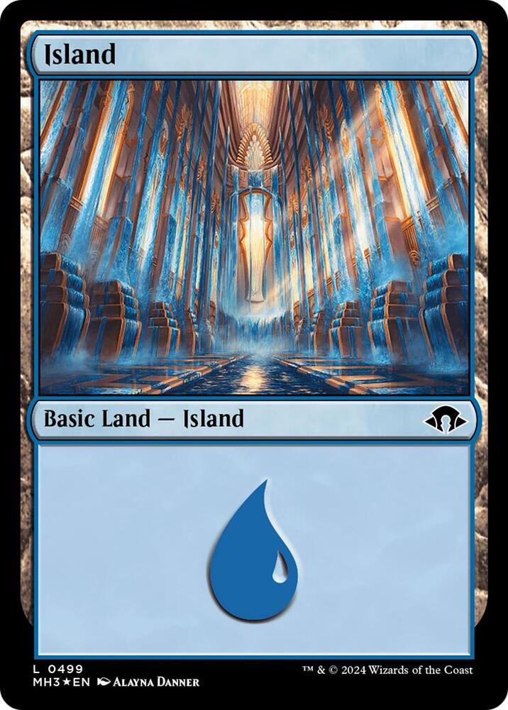 Island (0499) (Ripple Foil) (499) (MH3)