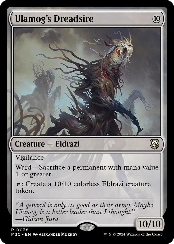 Ulamog's Dreadsire (Ripple Foil) (38) (M3C)