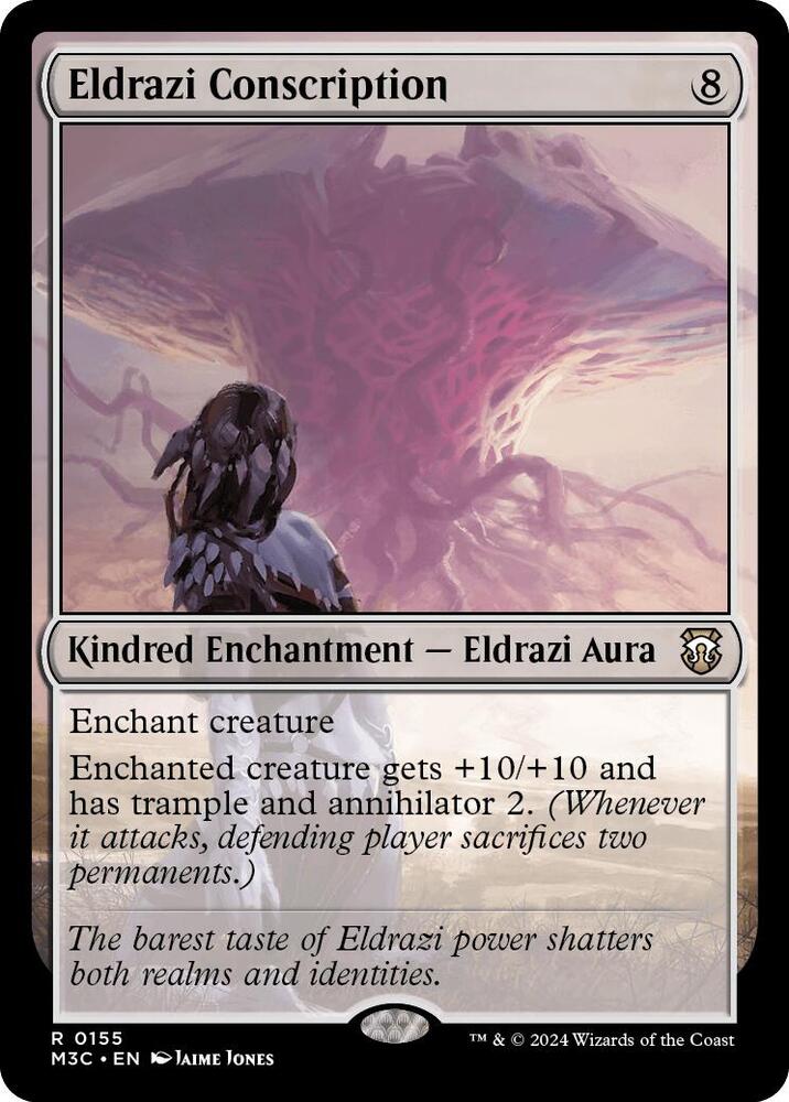 Eldrazi Conscription (Ripple Foil) (155) (M3C)