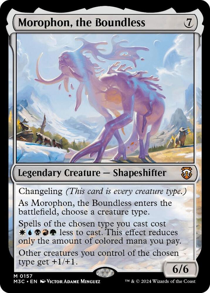 Morophon, the Boundless (Ripple Foil) (157) (M3C)