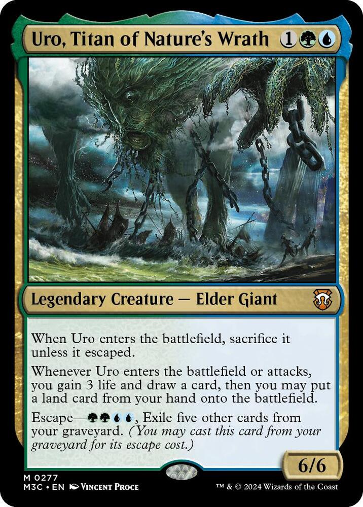 Uro, Titan of Nature's Wrath (Ripple Foil) (277) (M3C)